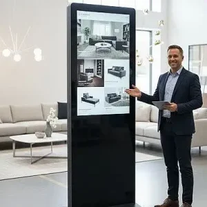 کیوسک لمسی در نمایشگاه ها